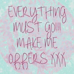 SEND ME OFFERS!💕💕💕